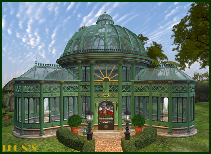 Second Life Marketplace Greenhouse Victorian Deco Hot House